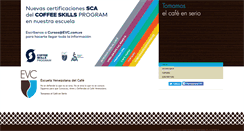 Desktop Screenshot of escuelavenezolanadelcafe.com.ve