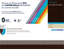 Tablet Screenshot of escuelavenezolanadelcafe.com.ve